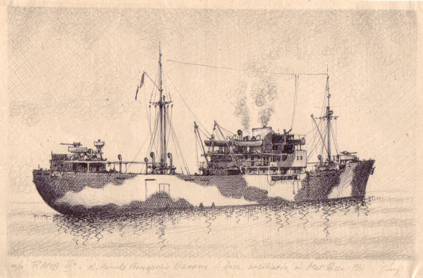 1941 - Bananiera 'Ramb III' - incrociatore ausiliario in Mar Rosso